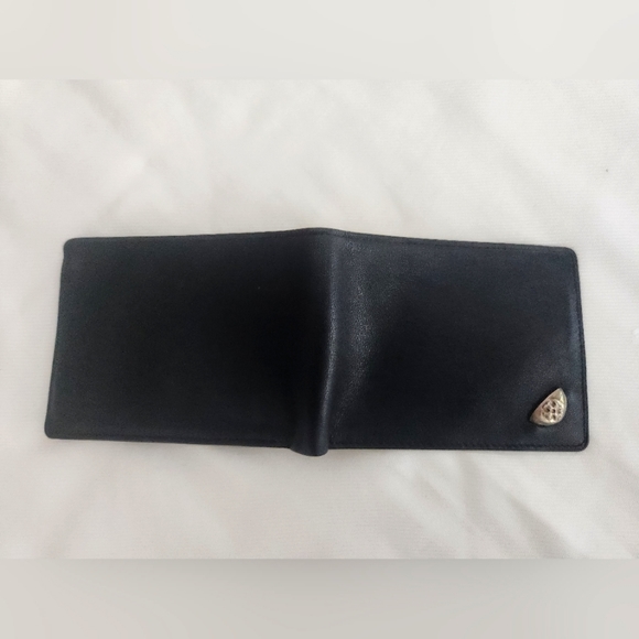 Black Leather Wallet Sillems - Picture 5 of 6